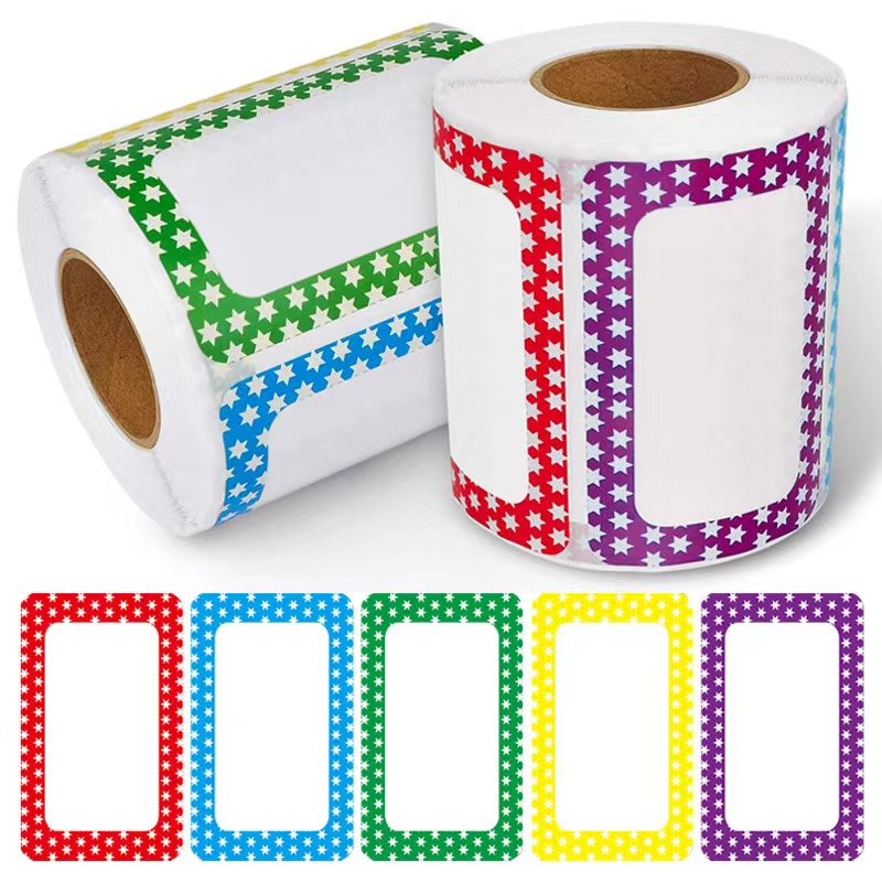 Water Bottle Blank - Colorido Manuscrito Nome Adesivos, Etiquetas Em