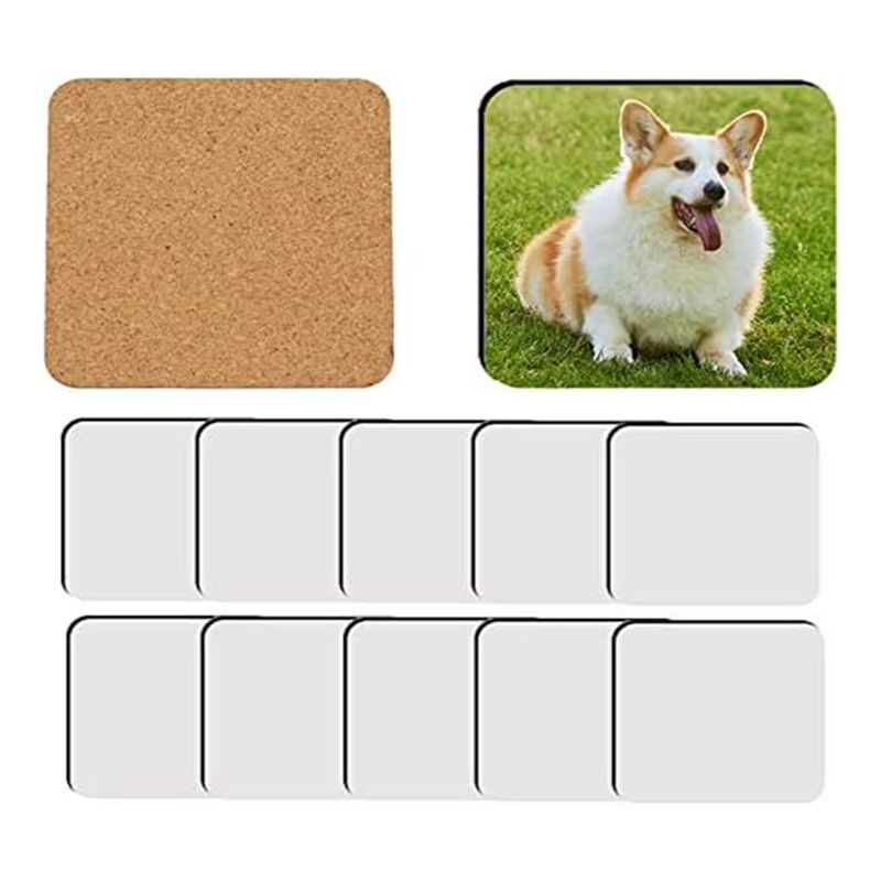 BHBL 12 Peças de Porta-Copos Q - Coaster Sublimation Blank avaliação e preço