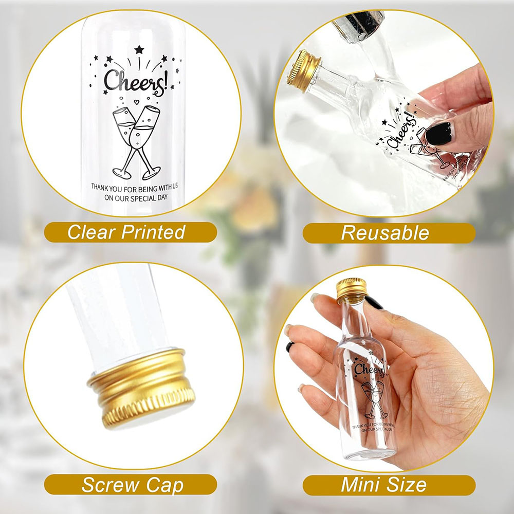 Pacote com 50 Mini Garrafas de - Water Bottle Blank avaliação e preço