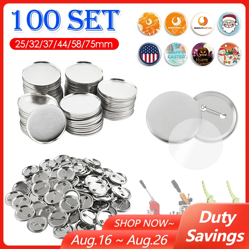 100 conjunto em branco crachá  - Button Badge Blank avaliação e preço