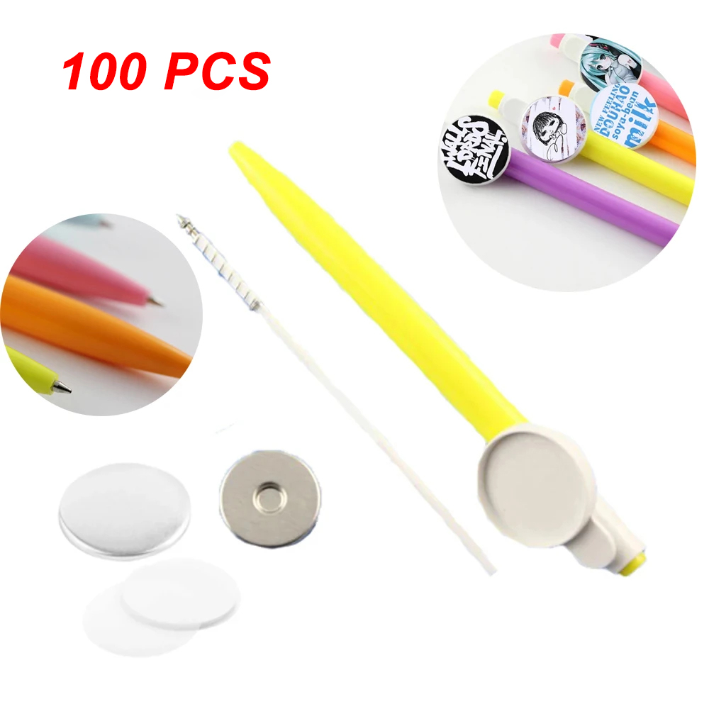 25mm pino crachá botão peças 1 - Button Badge Blank avaliação e preço