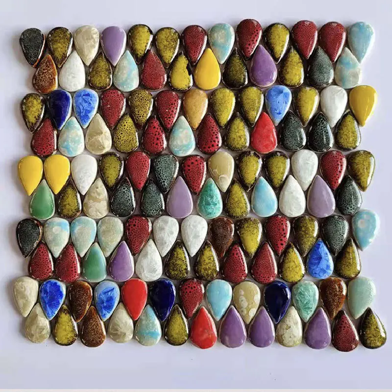 Multi Color Oval mosaico cerâm - Ceramic Tile Blank avaliação e preço